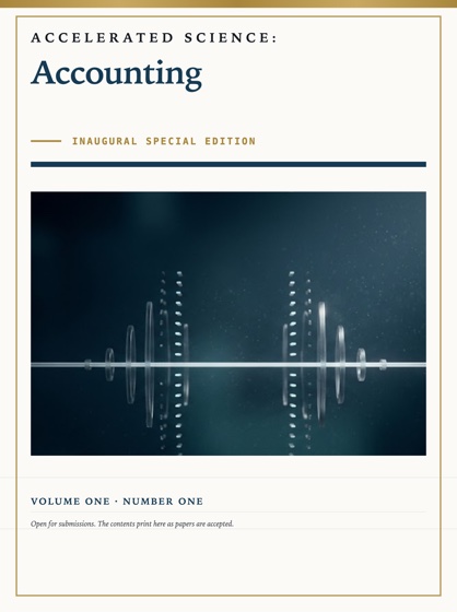 Cover of Accelerated Science: Accounting