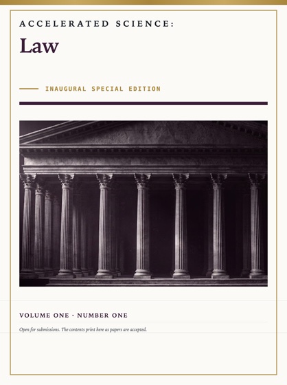 Cover of Accelerated Science: Law