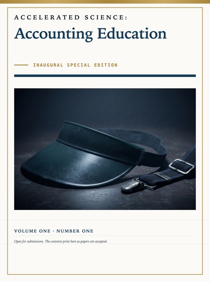 Cover of Accelerated Science: Accounting Education