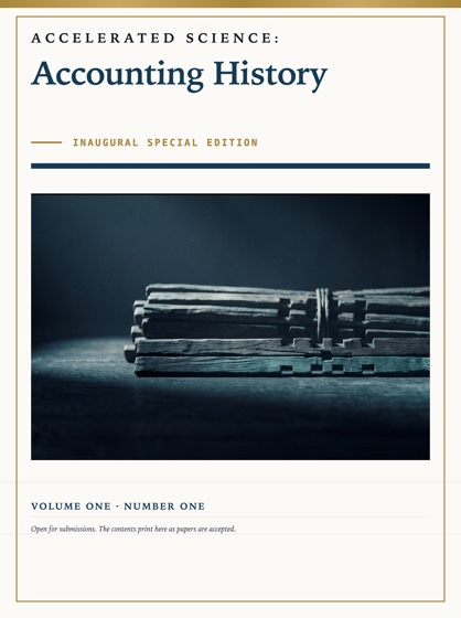 Cover of Accelerated Science: Accounting History