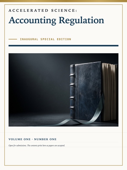 Cover of Accelerated Science: Accounting Regulation