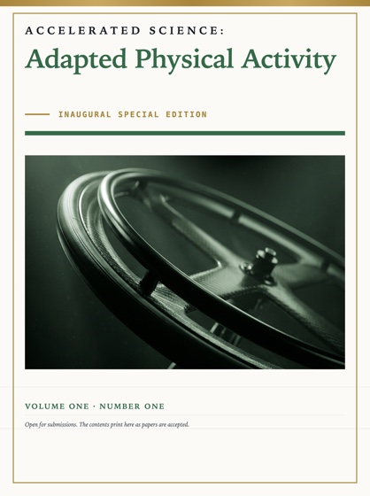 Cover of Accelerated Science: Adapted Physical Activity