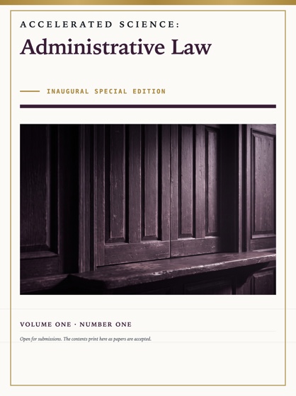 Cover of Accelerated Science: Administrative Law
