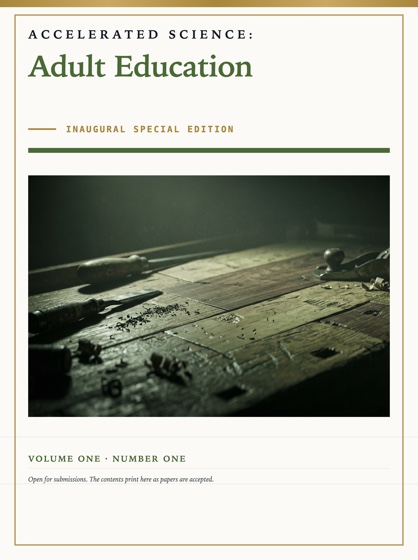 Cover of Accelerated Science: Adult Education
