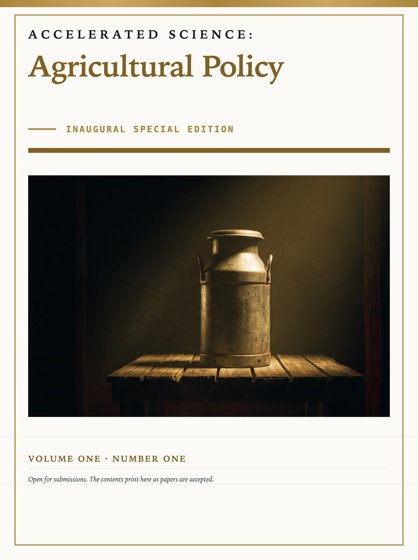 Cover of Accelerated Science: Agricultural Policy