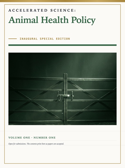 Cover of Accelerated Science: Animal Health Policy