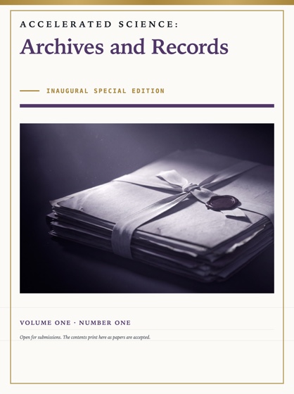 Cover of Accelerated Science: Archives and Records
