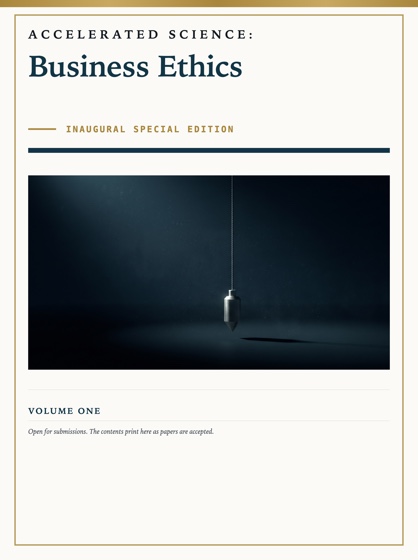 Cover of Accelerated Science: Business Ethics