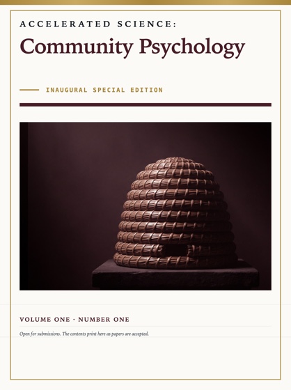 Cover of Accelerated Science: Community Psychology