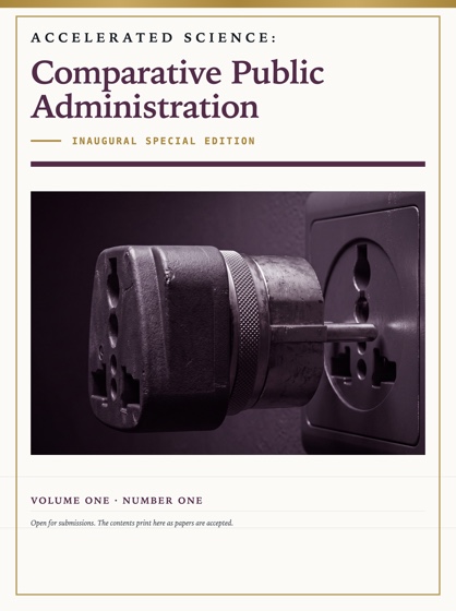Cover of Accelerated Science: Comparative Public Administration