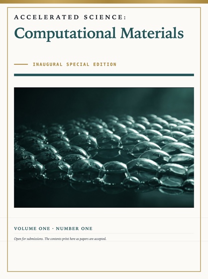 Cover of Accelerated Science: Computational Materials