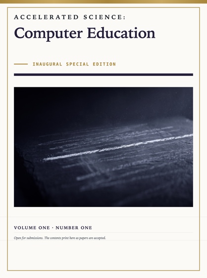 Cover of Accelerated Science: Computer Education