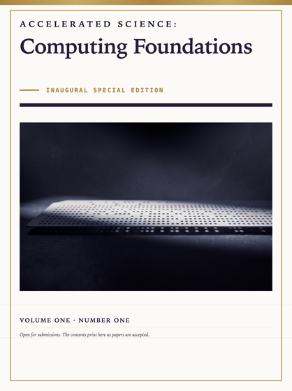 Cover of Accelerated Science: Computing Foundations