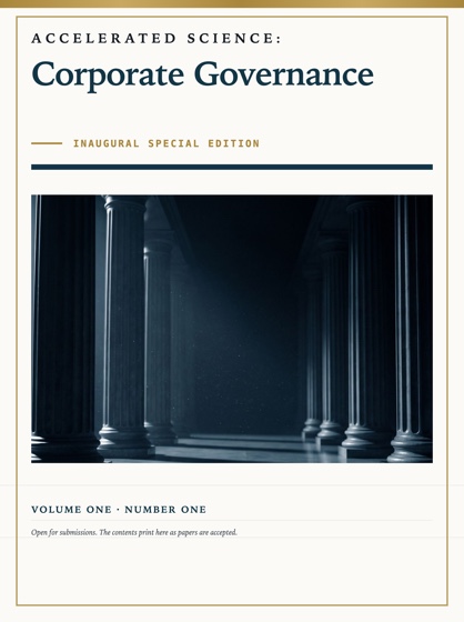 Cover of Accelerated Science: Corporate Governance