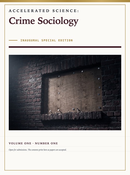Cover of Accelerated Science: Crime Sociology