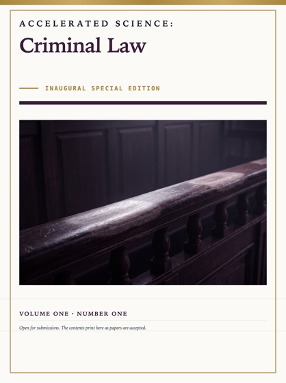 Cover of Accelerated Science: Criminal Law