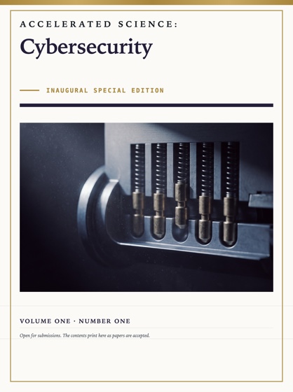 Cover of Accelerated Science: Cybersecurity