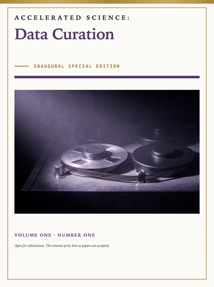 Cover of Accelerated Science: Data Curation