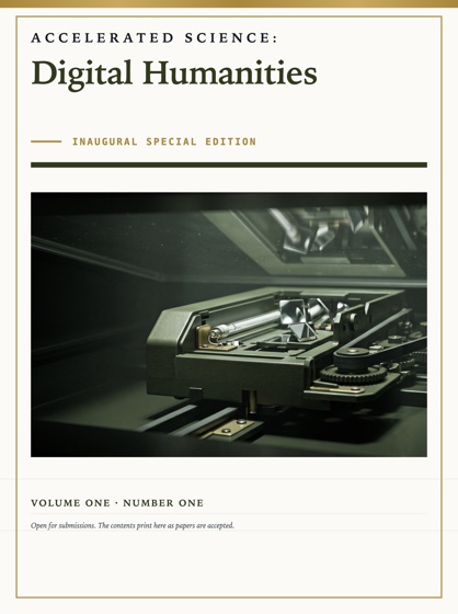 Cover of Accelerated Science: Digital Humanities