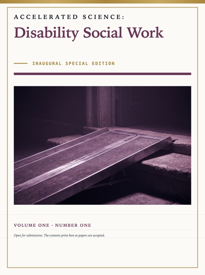 Cover of Accelerated Science: Disability Social Work