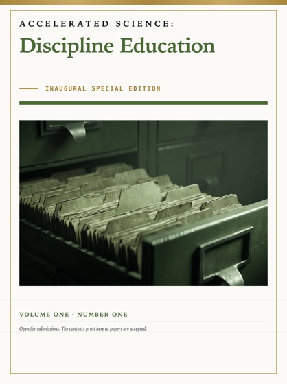 Cover of Accelerated Science: Discipline Education