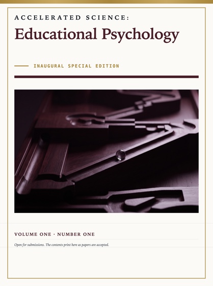 Cover of Accelerated Science: Educational Psychology