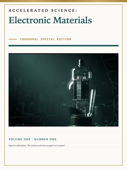 Cover of Accelerated Science: Electronic Materials