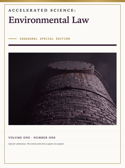 Cover of Accelerated Science: Environmental Law