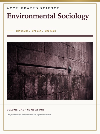 Cover of Accelerated Science: Environmental Sociology
