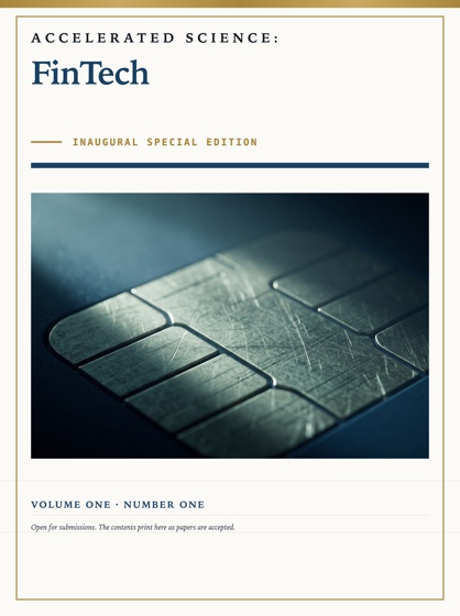 Cover of Accelerated Science: FinTech