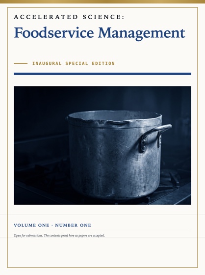 Cover of Accelerated Science: Foodservice Management