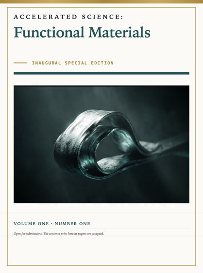 Cover of Accelerated Science: Functional Materials