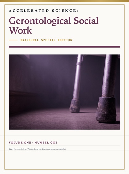 Cover of Accelerated Science: Gerontological Social Work