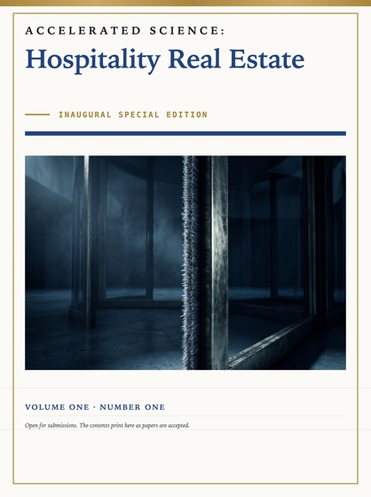 Cover of Accelerated Science: Hospitality Real Estate