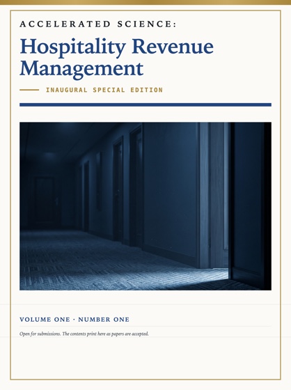 Cover of Accelerated Science: Hospitality Revenue Management