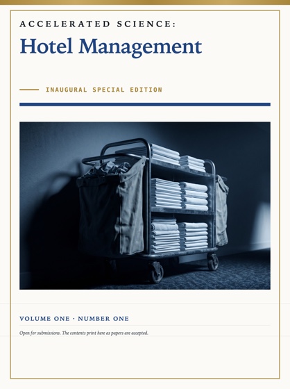 Cover of Accelerated Science: Hotel Management