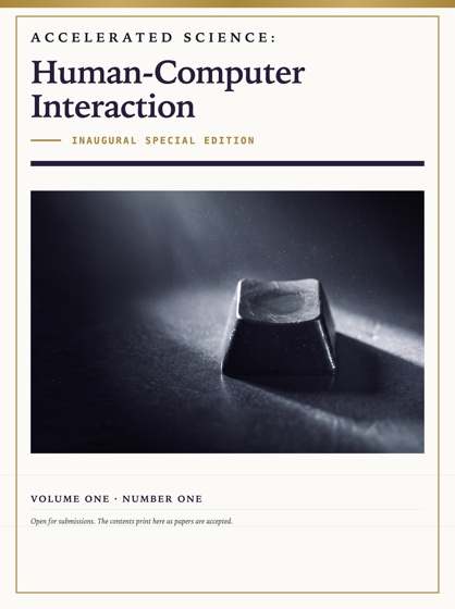 Cover of Accelerated Science: Human-Computer Interaction
