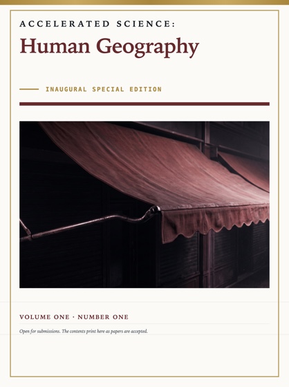 Cover of Accelerated Science: Human Geography