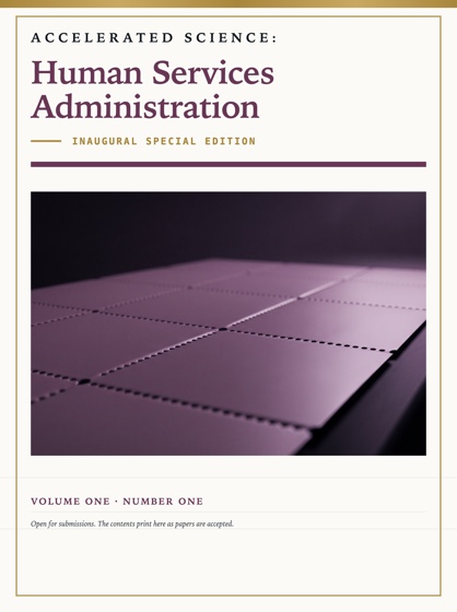 Cover of Accelerated Science: Human Services Administration