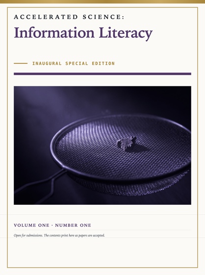 Cover of Accelerated Science: Information Literacy