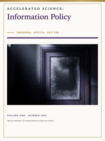 Cover of Accelerated Science: Information Policy
