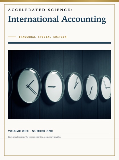 Cover of Accelerated Science: International Accounting