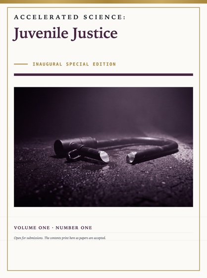 Cover of Accelerated Science: Juvenile Justice