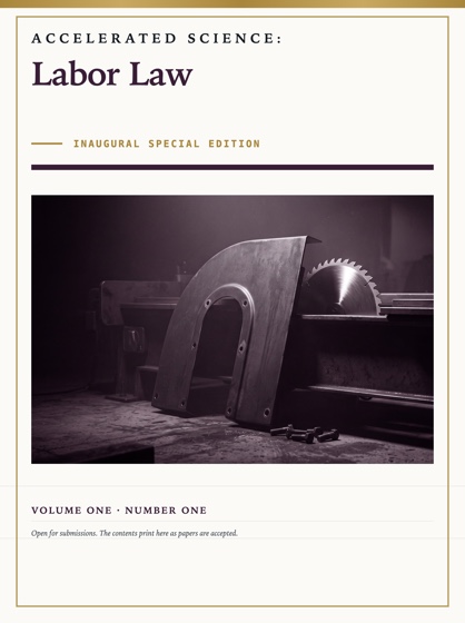 Cover of Accelerated Science: Labor Law