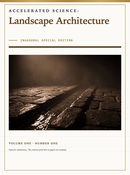 Cover of Accelerated Science: Landscape Architecture