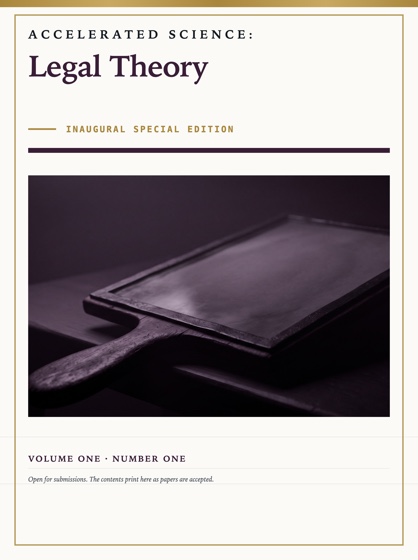 Cover of Accelerated Science: Legal Theory
