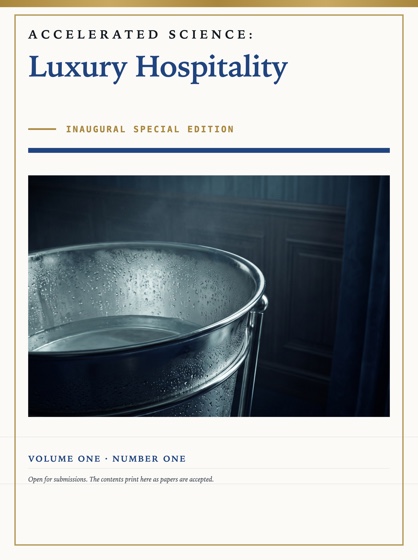 Cover of Accelerated Science: Luxury Hospitality