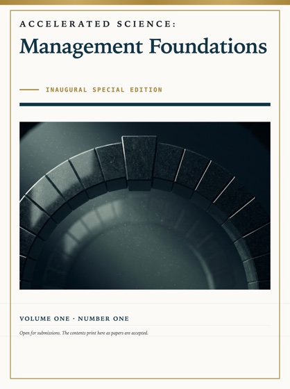 Cover of Accelerated Science: Management Foundations