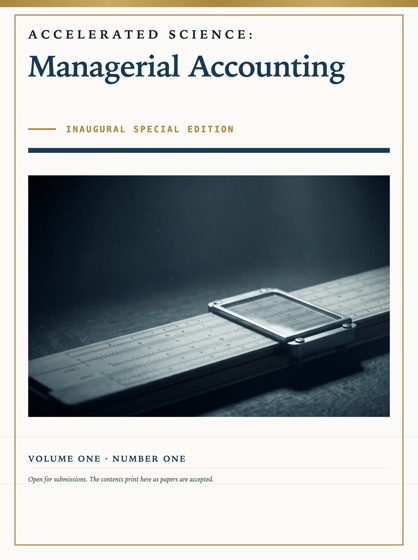 Cover of Accelerated Science: Managerial Accounting