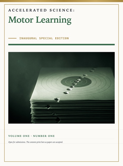 Cover of Accelerated Science: Motor Learning